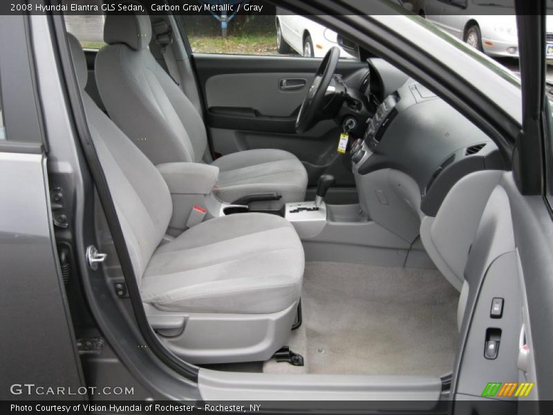  2008 Elantra GLS Sedan Gray Interior