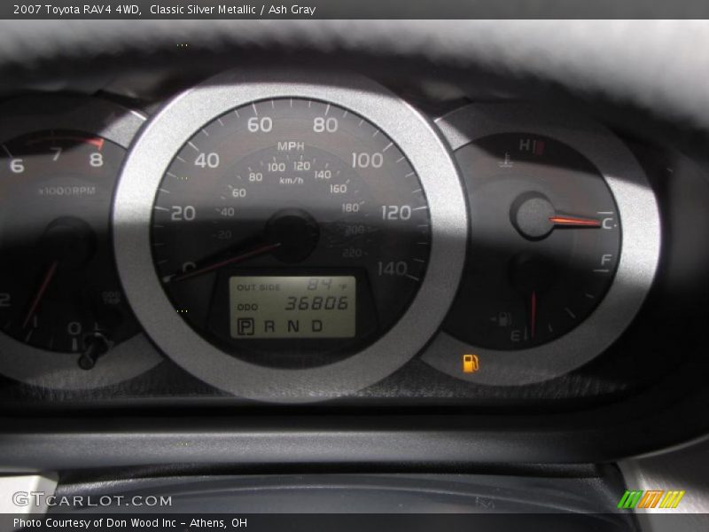 Classic Silver Metallic / Ash Gray 2007 Toyota RAV4 4WD