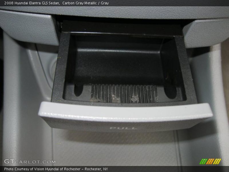 Carbon Gray Metallic / Gray 2008 Hyundai Elantra GLS Sedan