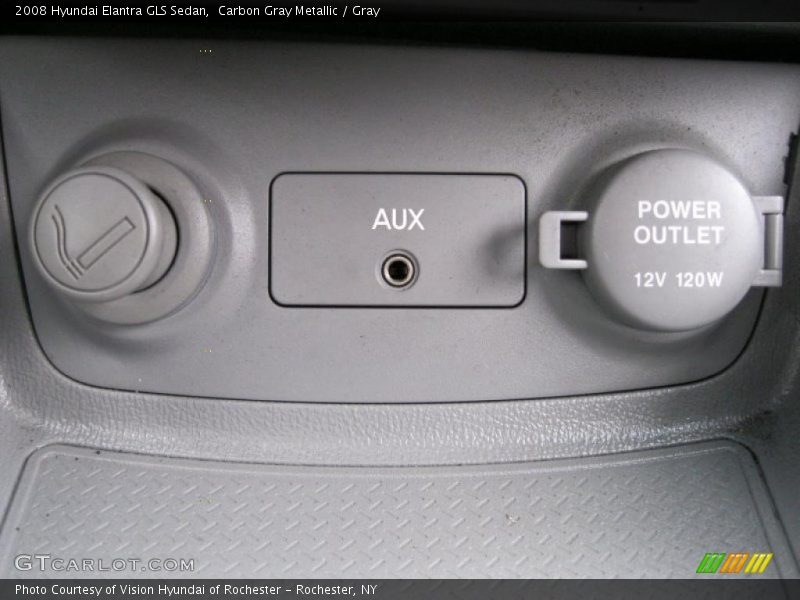 Carbon Gray Metallic / Gray 2008 Hyundai Elantra GLS Sedan