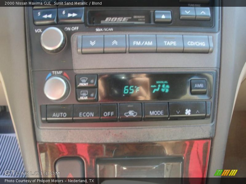 Sunlit Sand Metallic / Blond 2000 Nissan Maxima GLE