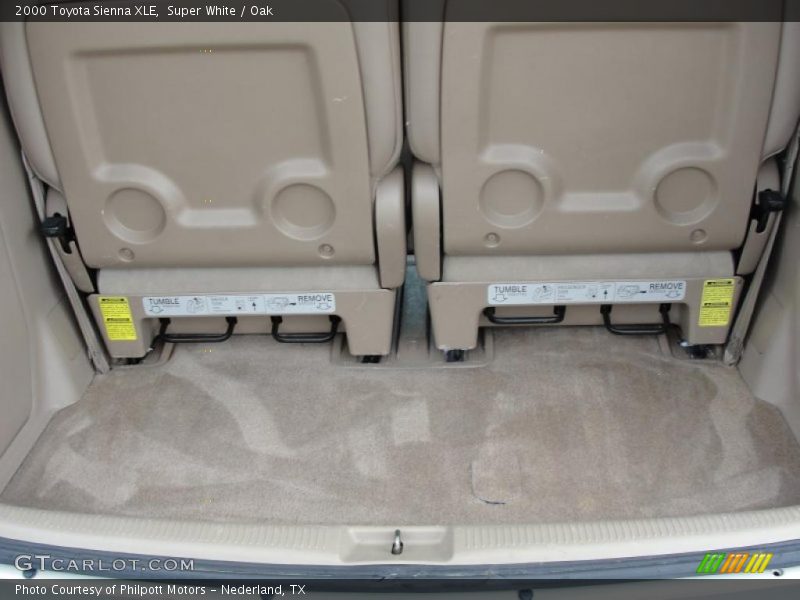 Super White / Oak 2000 Toyota Sienna XLE