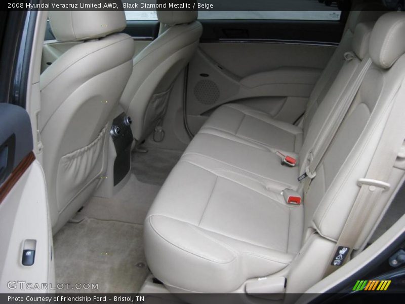  2008 Veracruz Limited AWD Beige Interior