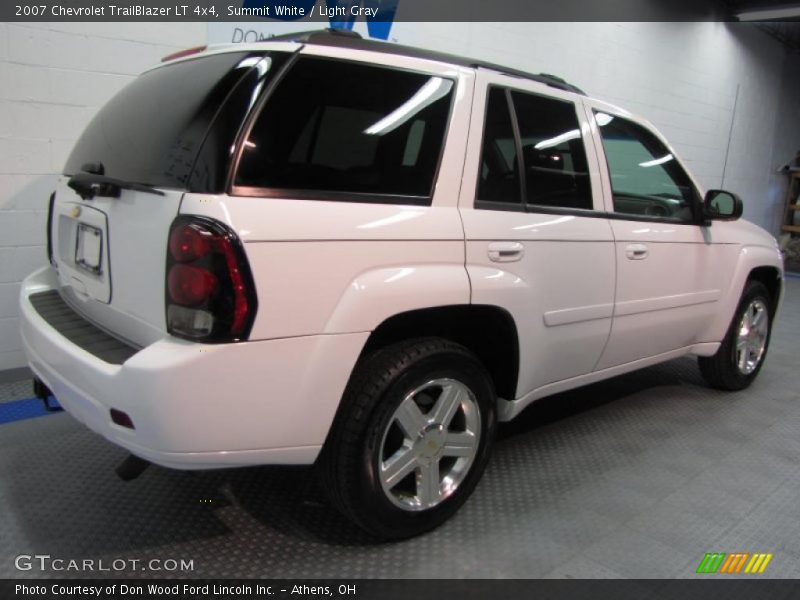 Summit White / Light Gray 2007 Chevrolet TrailBlazer LT 4x4