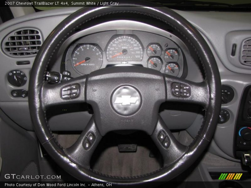 Summit White / Light Gray 2007 Chevrolet TrailBlazer LT 4x4