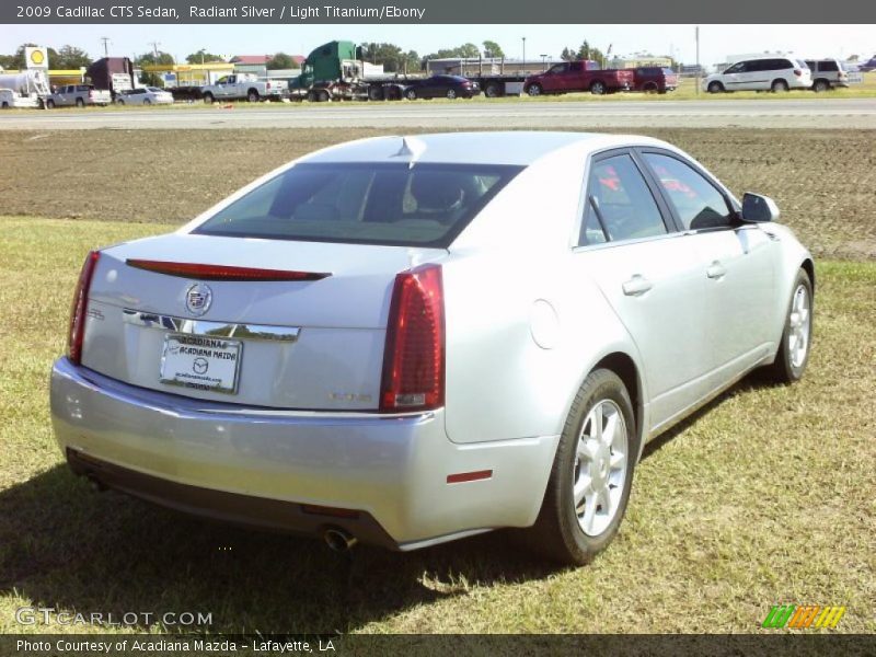 Radiant Silver / Light Titanium/Ebony 2009 Cadillac CTS Sedan