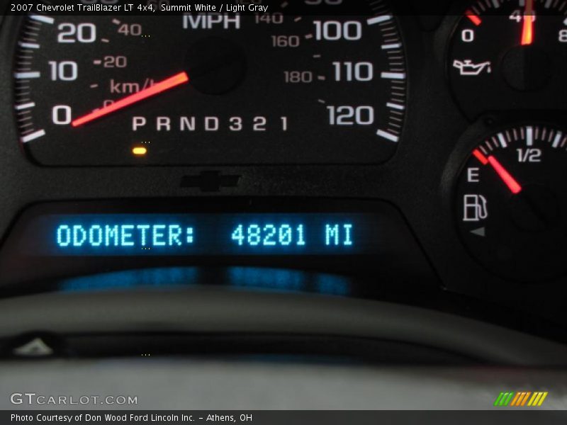 Summit White / Light Gray 2007 Chevrolet TrailBlazer LT 4x4