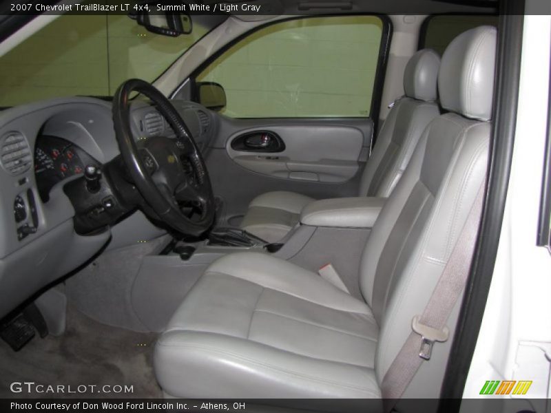Summit White / Light Gray 2007 Chevrolet TrailBlazer LT 4x4