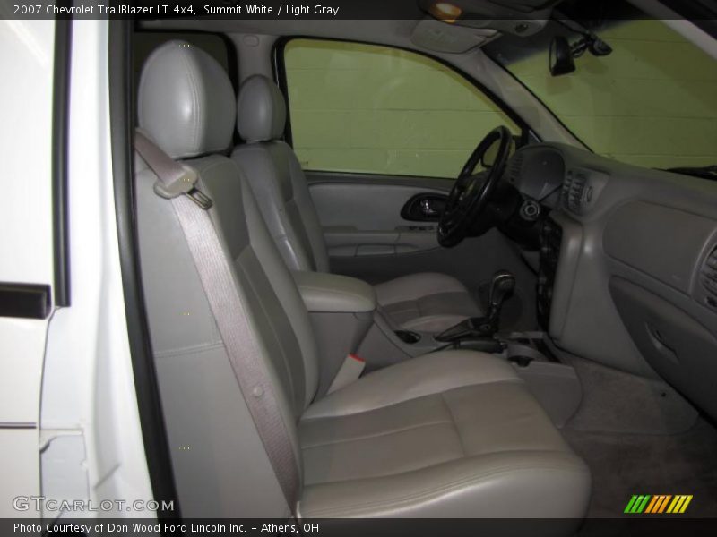 Summit White / Light Gray 2007 Chevrolet TrailBlazer LT 4x4