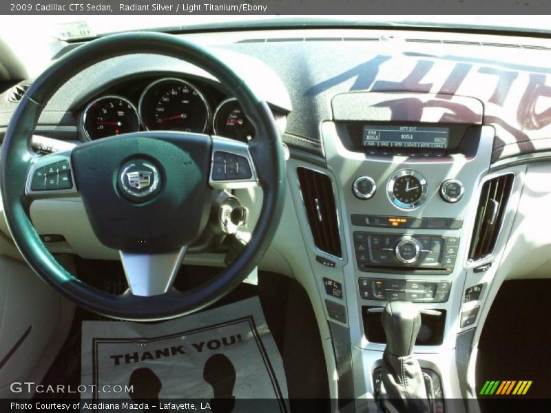 Radiant Silver / Light Titanium/Ebony 2009 Cadillac CTS Sedan
