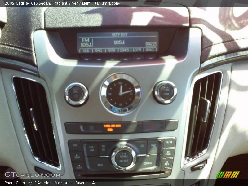 Radiant Silver / Light Titanium/Ebony 2009 Cadillac CTS Sedan