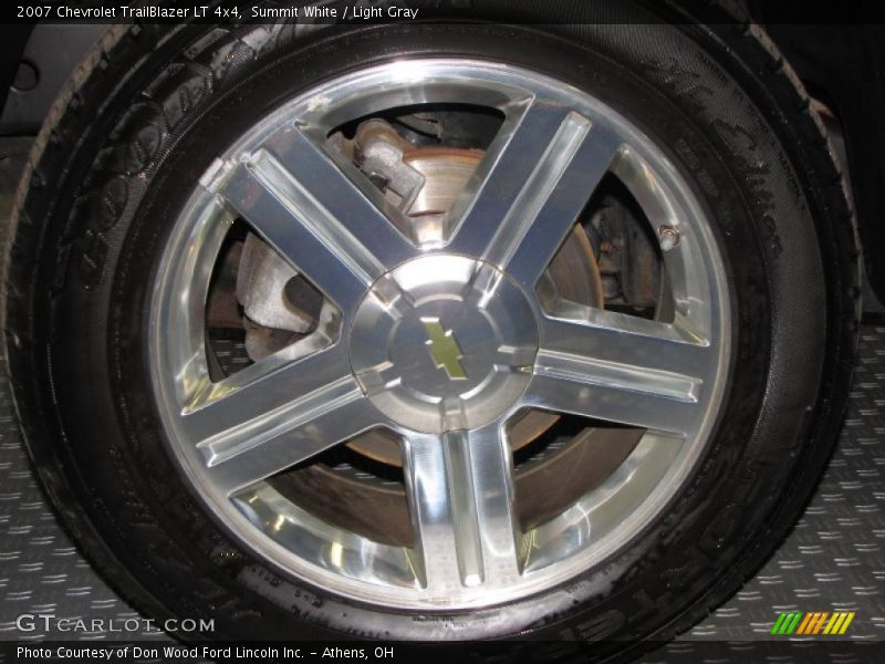 Summit White / Light Gray 2007 Chevrolet TrailBlazer LT 4x4