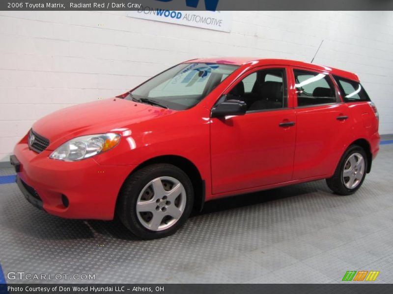 Radiant Red / Dark Gray 2006 Toyota Matrix