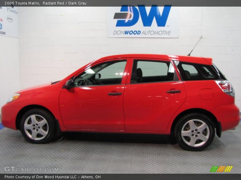 Radiant Red / Dark Gray 2006 Toyota Matrix