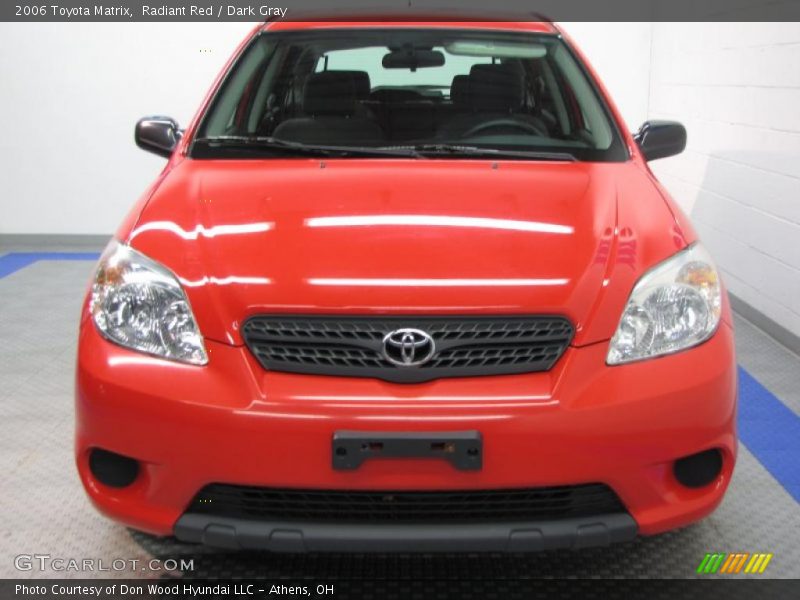 Radiant Red / Dark Gray 2006 Toyota Matrix