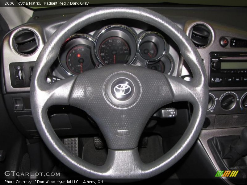 Radiant Red / Dark Gray 2006 Toyota Matrix