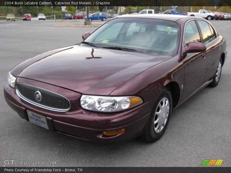 Cabernet Red Metallic / Graphite 2004 Buick LeSabre Custom