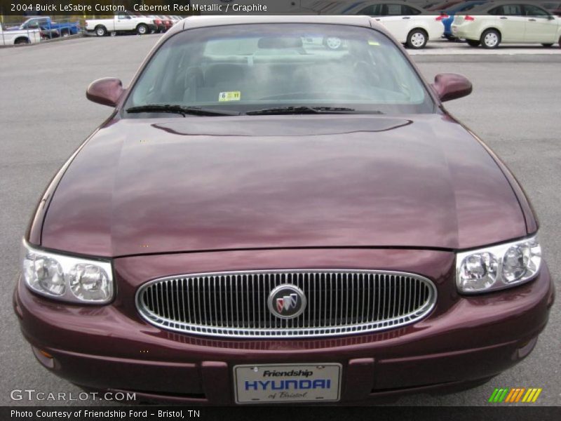 Cabernet Red Metallic / Graphite 2004 Buick LeSabre Custom