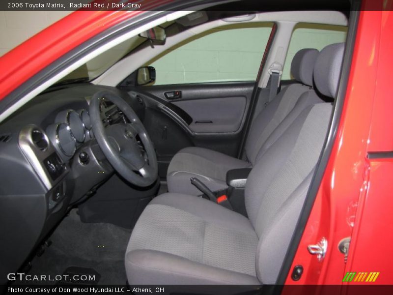 Radiant Red / Dark Gray 2006 Toyota Matrix