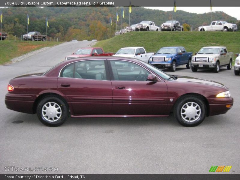 Cabernet Red Metallic / Graphite 2004 Buick LeSabre Custom