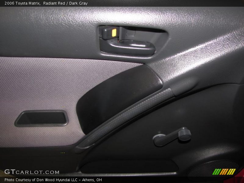 Radiant Red / Dark Gray 2006 Toyota Matrix