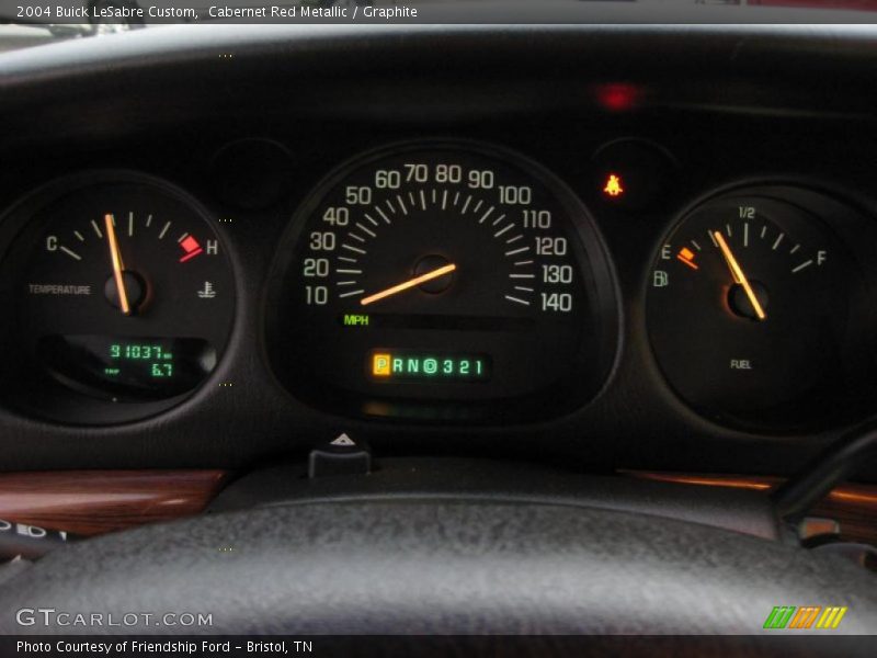 Cabernet Red Metallic / Graphite 2004 Buick LeSabre Custom