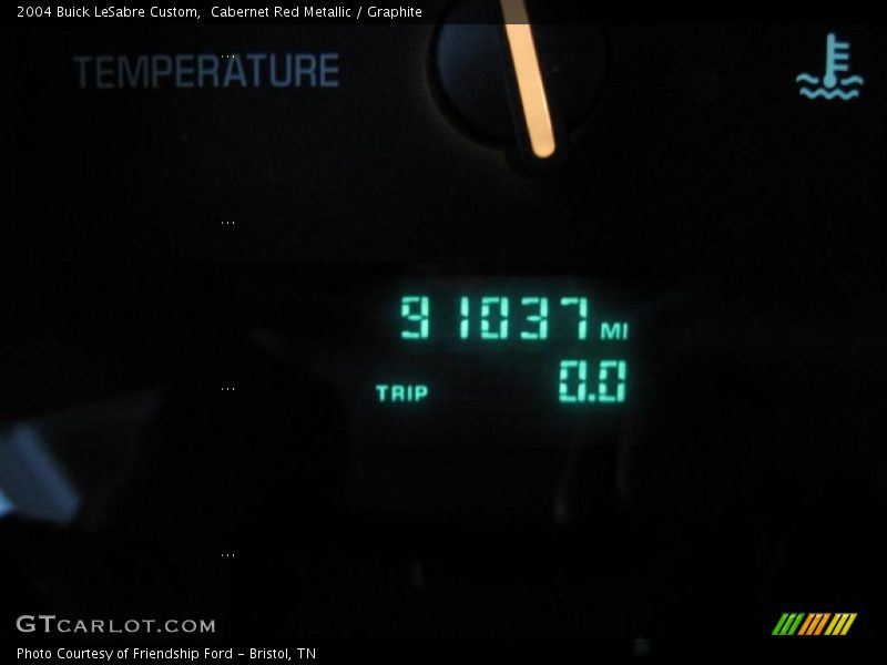 Cabernet Red Metallic / Graphite 2004 Buick LeSabre Custom