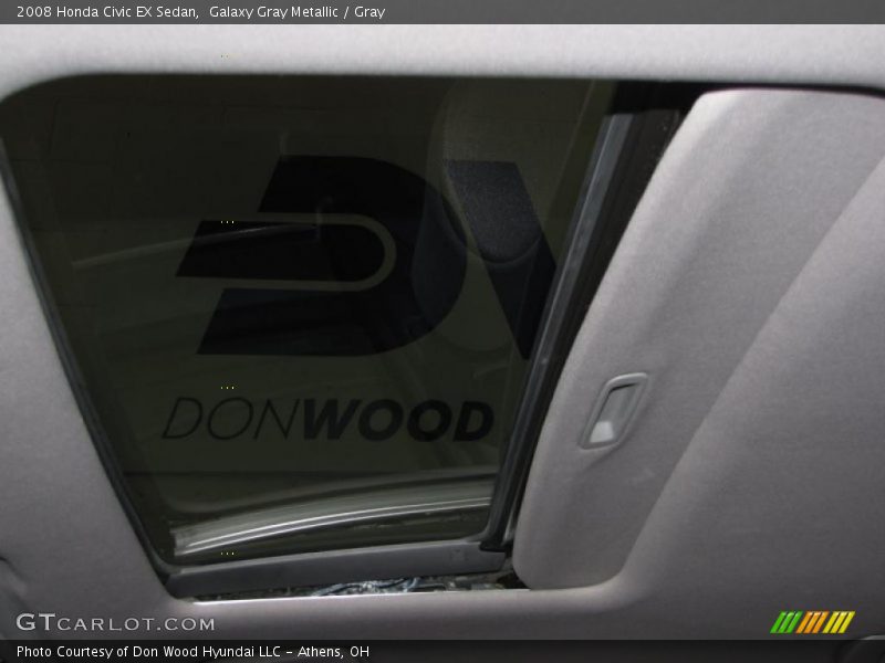 Galaxy Gray Metallic / Gray 2008 Honda Civic EX Sedan