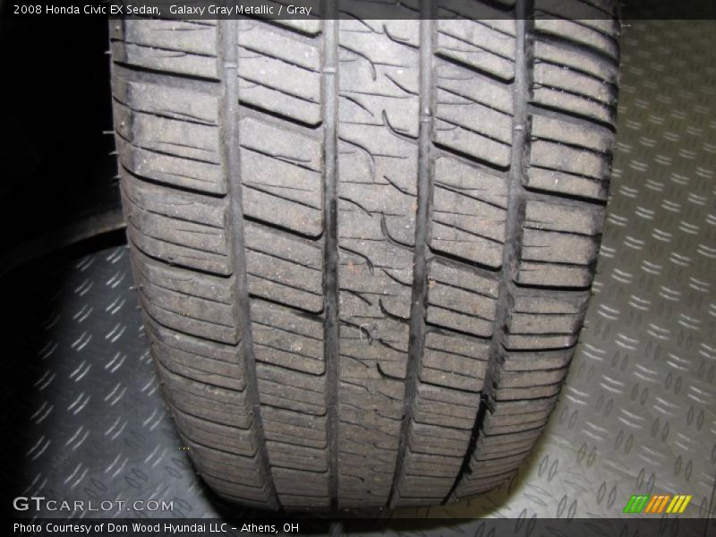 Galaxy Gray Metallic / Gray 2008 Honda Civic EX Sedan