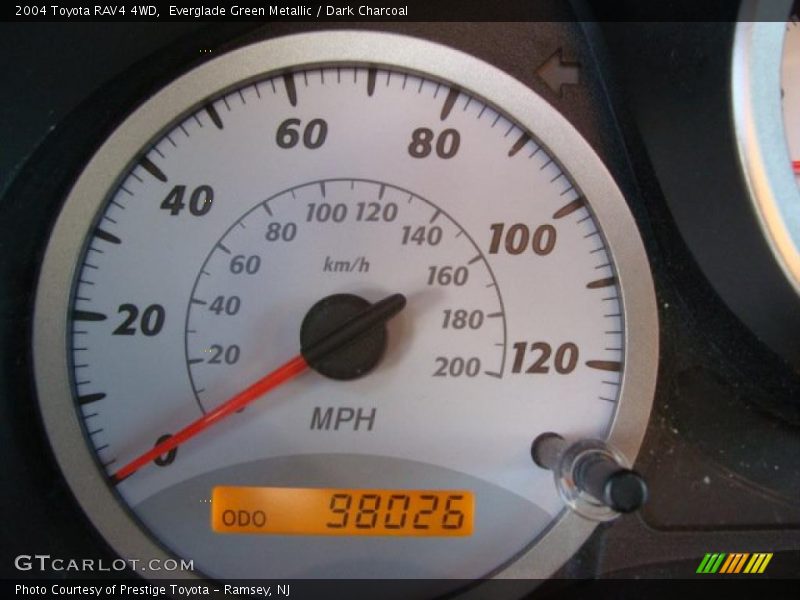 Everglade Green Metallic / Dark Charcoal 2004 Toyota RAV4 4WD