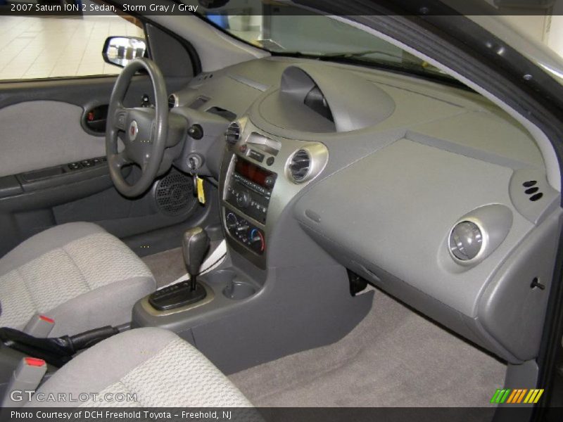 Storm Gray / Gray 2007 Saturn ION 2 Sedan