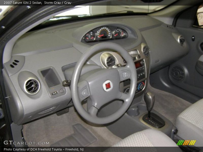 Storm Gray / Gray 2007 Saturn ION 2 Sedan