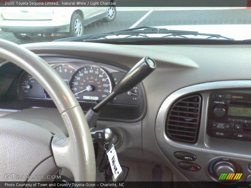 Natural White / Light Charcoal 2005 Toyota Sequoia Limited