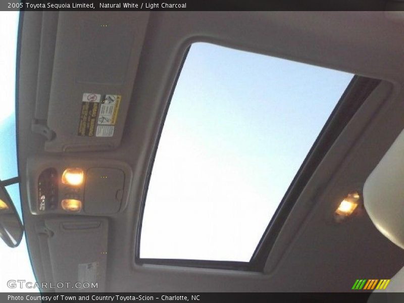 Natural White / Light Charcoal 2005 Toyota Sequoia Limited