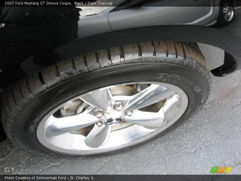 Black / Dark Charcoal 2007 Ford Mustang GT Deluxe Coupe