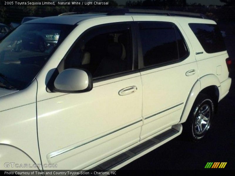 Natural White / Light Charcoal 2005 Toyota Sequoia Limited