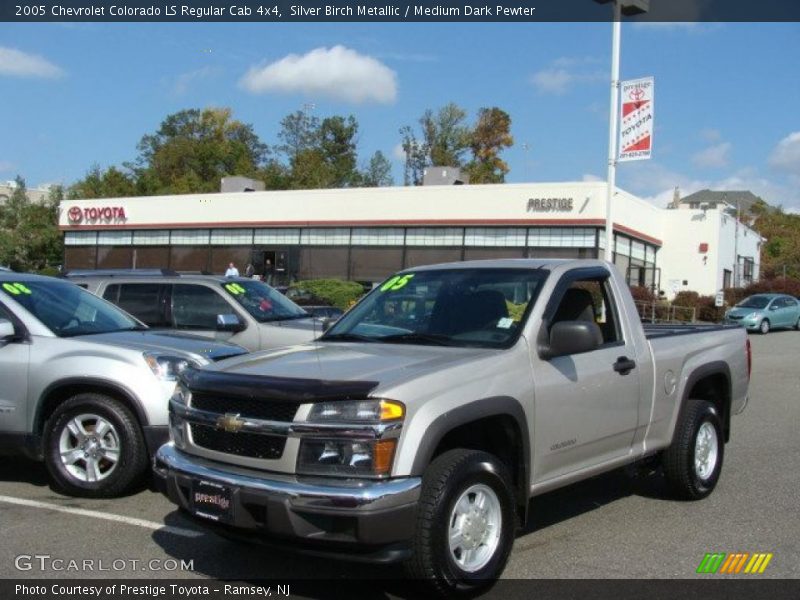 Silver Birch Metallic / Medium Dark Pewter 2005 Chevrolet Colorado LS Regular Cab 4x4