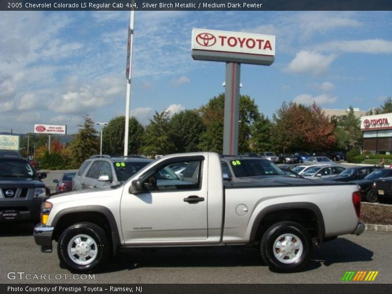 Silver Birch Metallic / Medium Dark Pewter 2005 Chevrolet Colorado LS Regular Cab 4x4