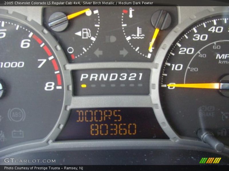 Silver Birch Metallic / Medium Dark Pewter 2005 Chevrolet Colorado LS Regular Cab 4x4