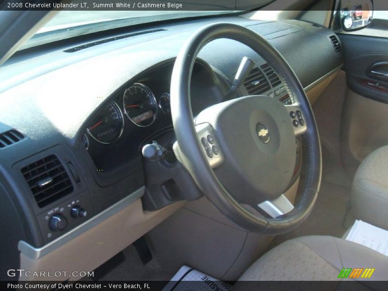 Summit White / Cashmere Beige 2008 Chevrolet Uplander LT