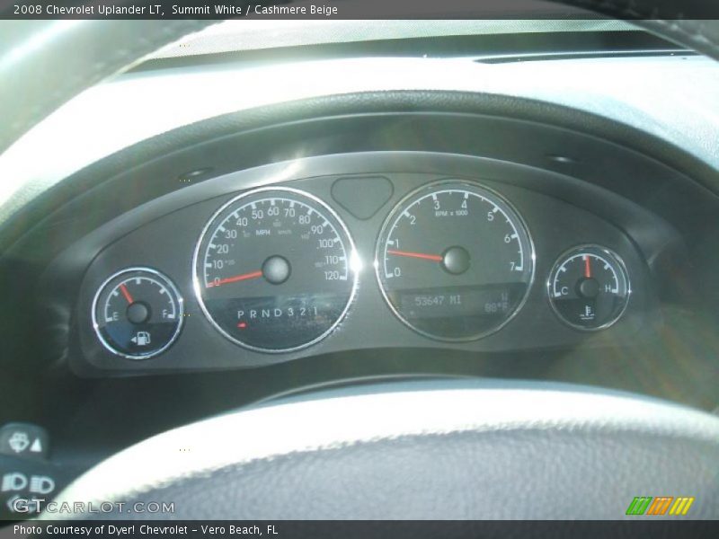 Summit White / Cashmere Beige 2008 Chevrolet Uplander LT