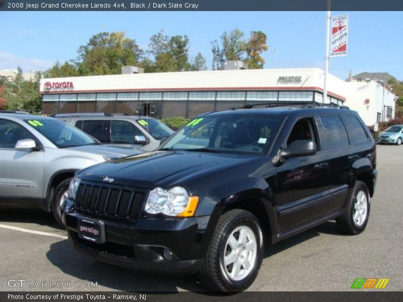 Black / Dark Slate Gray 2008 Jeep Grand Cherokee Laredo 4x4