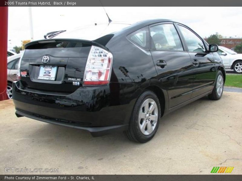 Black / Beige 2006 Toyota Prius Hybrid