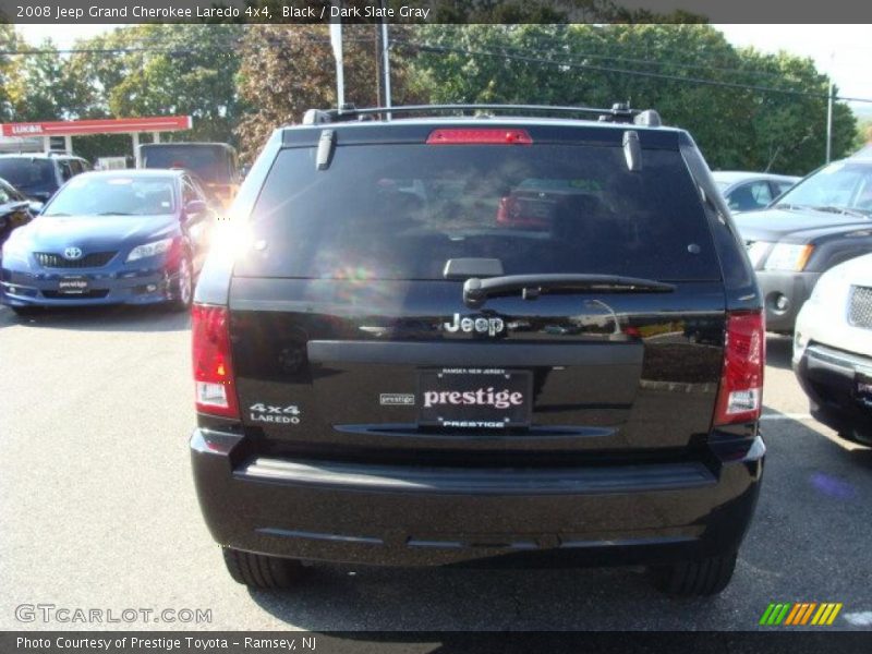 Black / Dark Slate Gray 2008 Jeep Grand Cherokee Laredo 4x4