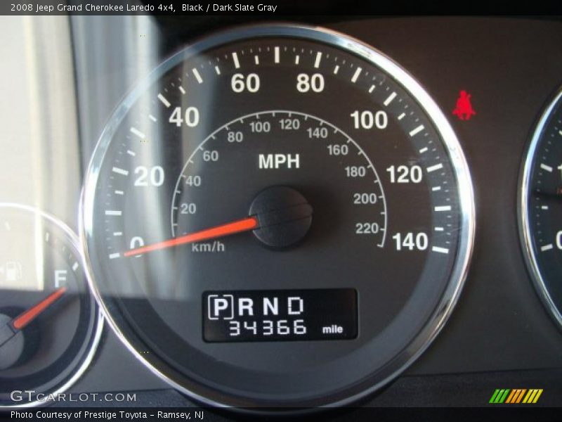 Black / Dark Slate Gray 2008 Jeep Grand Cherokee Laredo 4x4