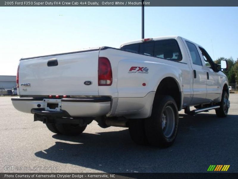 Oxford White / Medium Flint 2005 Ford F350 Super Duty FX4 Crew Cab 4x4 Dually