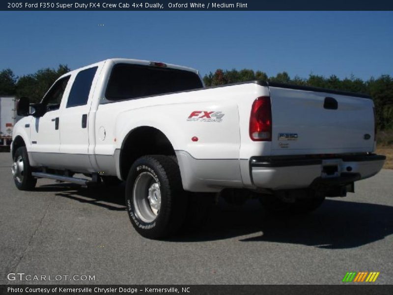 Oxford White / Medium Flint 2005 Ford F350 Super Duty FX4 Crew Cab 4x4 Dually