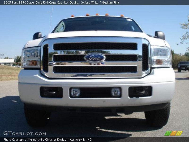 Oxford White / Medium Flint 2005 Ford F350 Super Duty FX4 Crew Cab 4x4 Dually