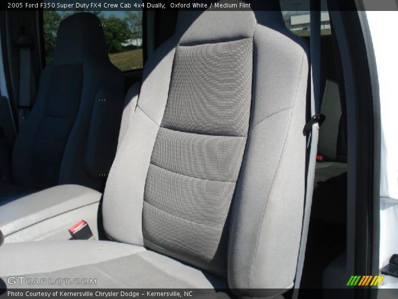 Oxford White / Medium Flint 2005 Ford F350 Super Duty FX4 Crew Cab 4x4 Dually