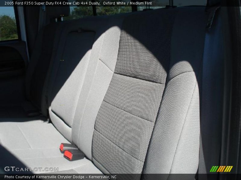 Oxford White / Medium Flint 2005 Ford F350 Super Duty FX4 Crew Cab 4x4 Dually